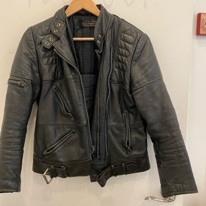 Vintage Harley Davidson leather motorcycle jacket